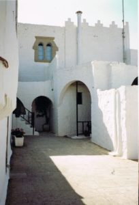 Courtyard of St. John's Monastery, Patmos